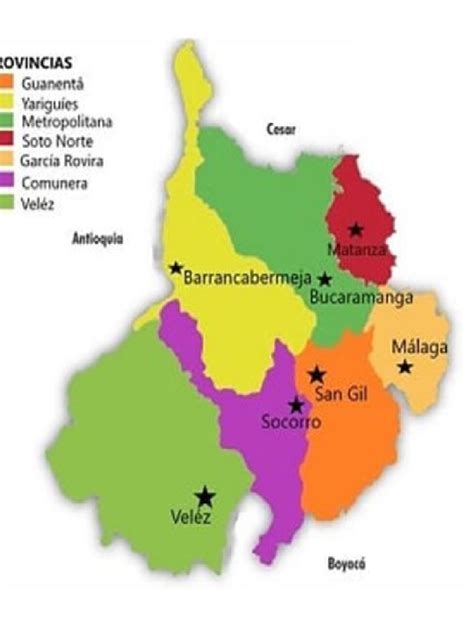 Mapa de Santander con la ubicación de las hamburgueserías mencionadas