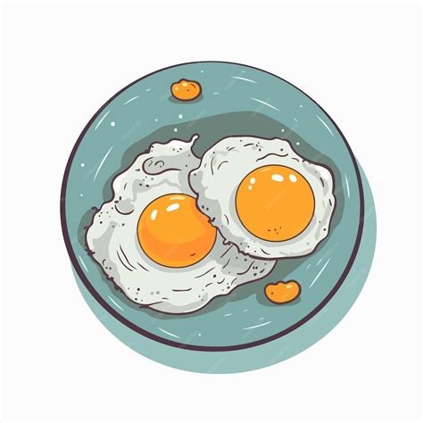 Ilustración de huevos fritos con Fairy