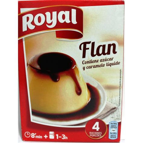 Instrucciones de preparación de Flan Royal