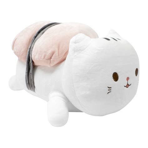 Peluche Gato Sushi de Miniso en color blanco
