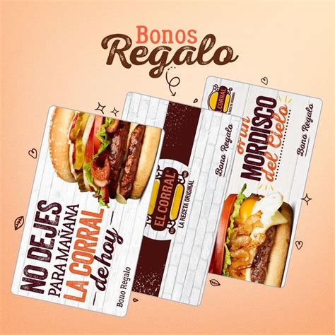 Tarjeta regalo para restaurantes de hamburguesas