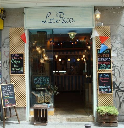 Fachada de Crêperie La Rue en Madrid