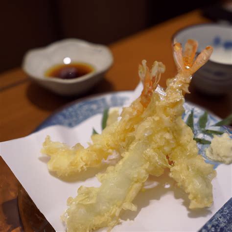 Plato de tempura casera crujiente