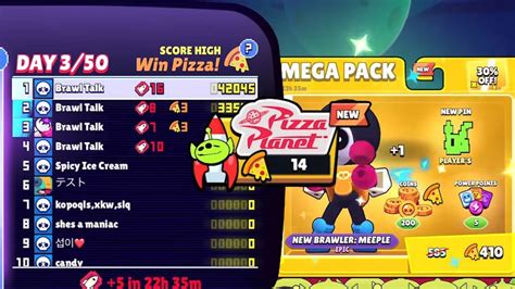 Logo del evento Pizza Planet en Brawl Stars