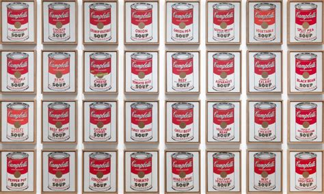 Evolución del diseño de las latas de sopa Campbell's