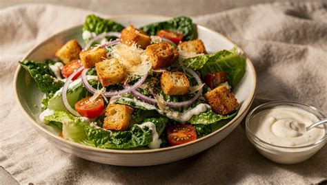 Aderezo cremoso para ensalada en un bol