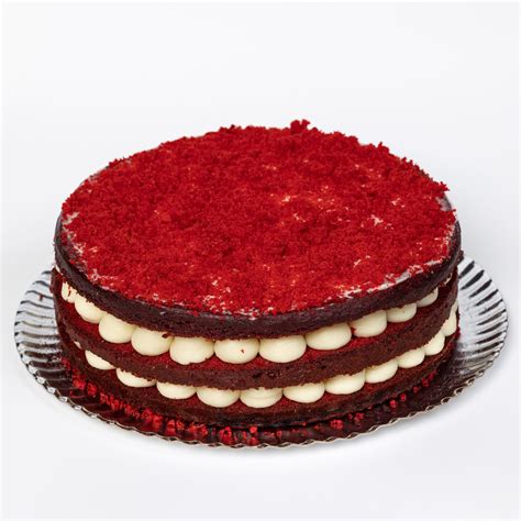 Tarta Red Velvet recién horneada