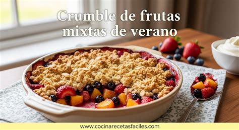 Crumble con frutas