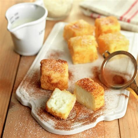 Leche frita tradicional y sin lactosa