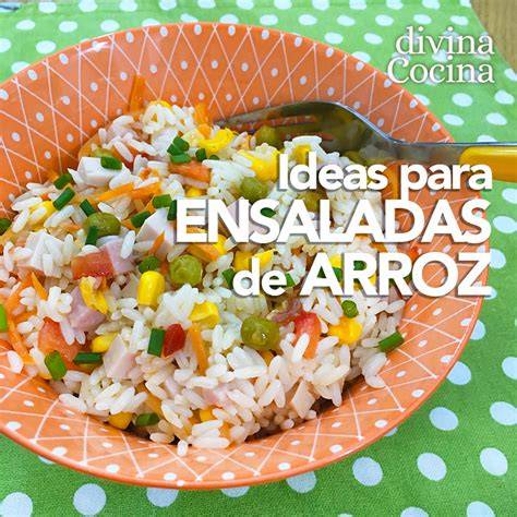 ingredientes saludables para ensalada de arroz