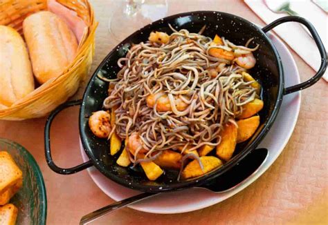 Esquema de la preparación de pasta de angulas de Fernando Canales