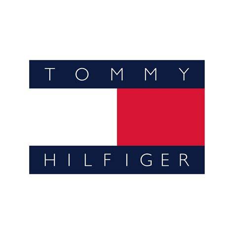 Logotipo y colores distintivos de Tommy Hilfiger en gafas