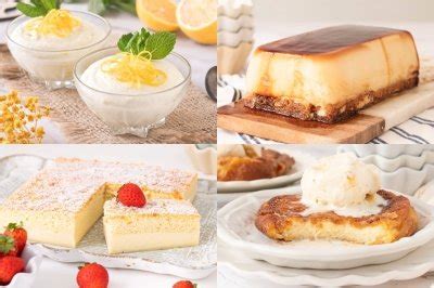 Selección de postres italianos variados
