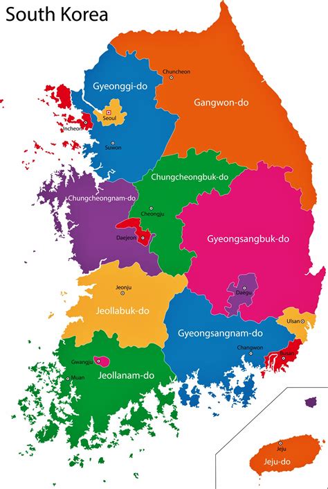 Mapa gastronómico de Corea del Sur