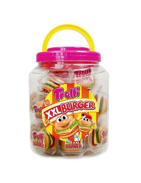 Tarro individual de Trolli Burger Grande