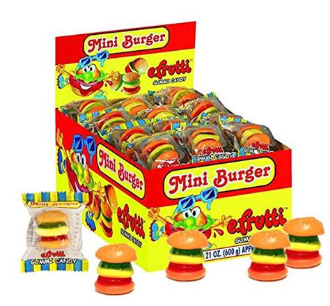 Macarons dulces con forma de mini hamburguesa