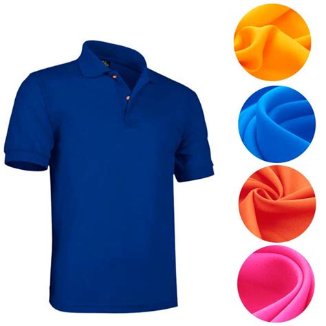 Diferentes tipos de polos de algodón