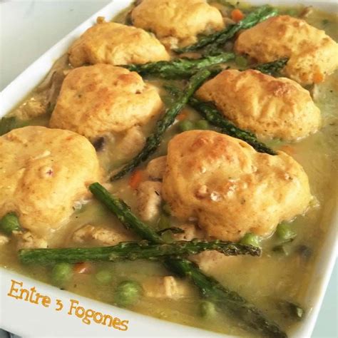 Dumplings con pollo y verduras