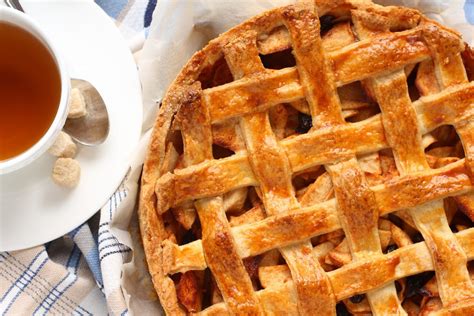 Pintura de una tarta de manzana holandesa de 1626