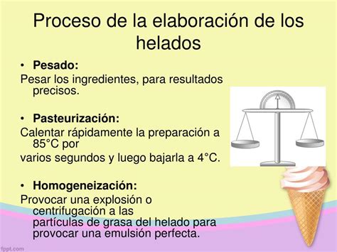Proceso de mantecado del helado
