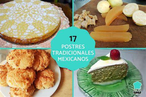 Variedad de postres y dulces tradicionales