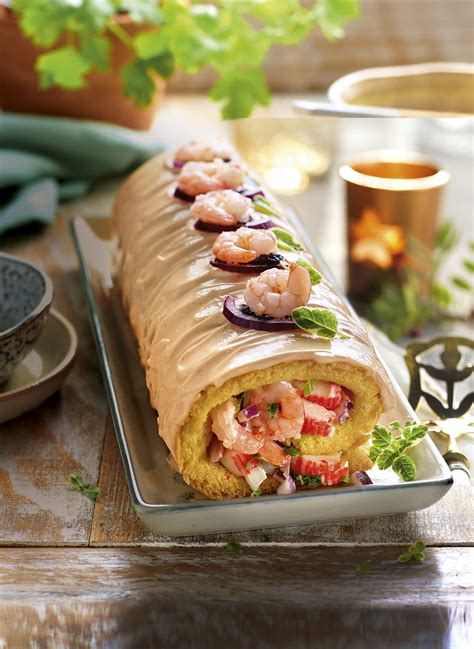 Ingredientes para un relleno de marisco