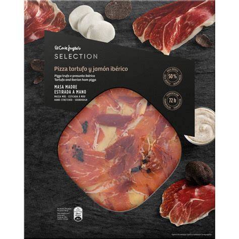 Pizza tartufo y jamón ibérico El Corte Inglés Selection
