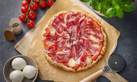 Ingredientes gourmet para pizza: jamón ibérico y trufa