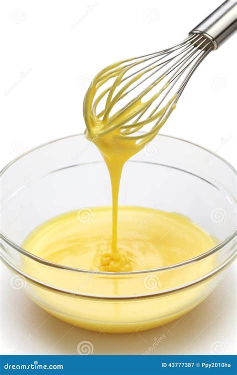 Batido de yemas y azúcar
