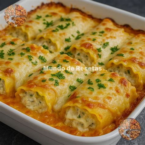 Canelones rellenos listos para gratinar