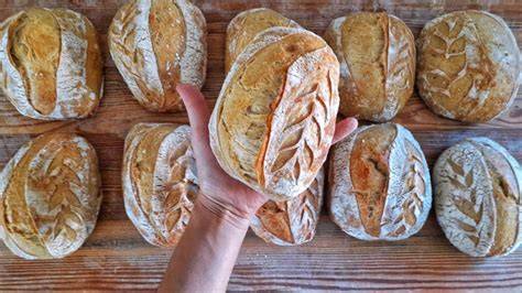 Pan artesanal de masa madre