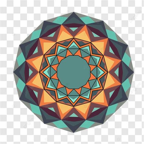Diseño de mandala geométrico