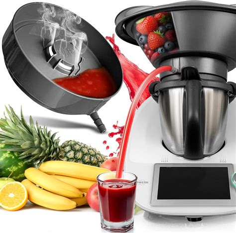 Accesorio exprimidor a vapor de MixFino con diferentes frutas