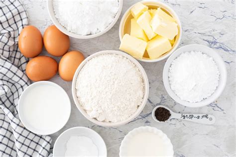 Ingredientes para la torta de polenta y manzana