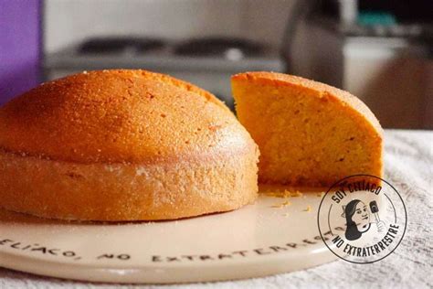 Torta de polenta y manzana recién horneada