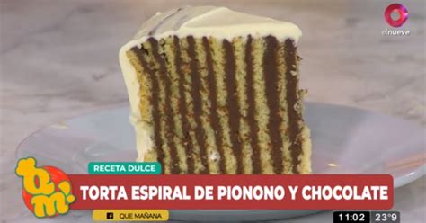 Torta helada marmolada de dos chocolates con pionono