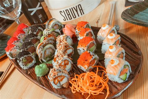 Variedad de sushi Sibuya