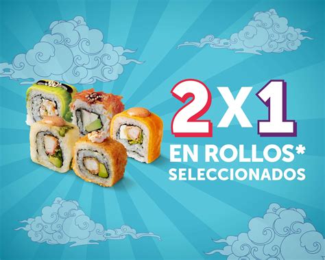 Ejemplo de un sushi box para reparto a domicilio
