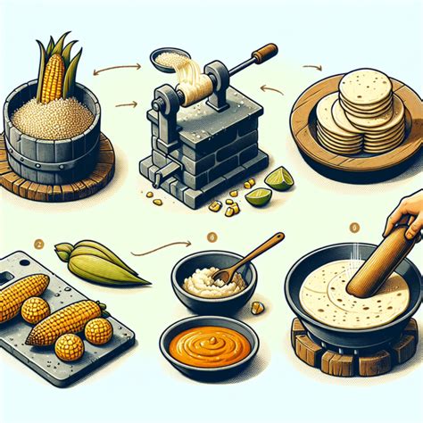 Proceso de rellenado y doblado de tortillas
