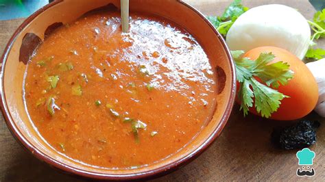 Salsa roja fresca para tacos
