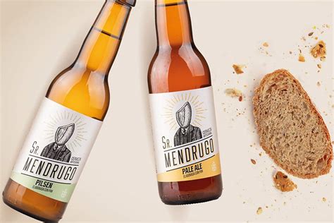 Foto de la Cerveza Sr. Mendrugo en un lineal de supermercado