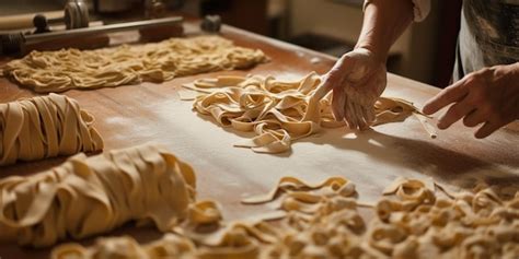 Proceso artesanal de elaboración de pasta fresca