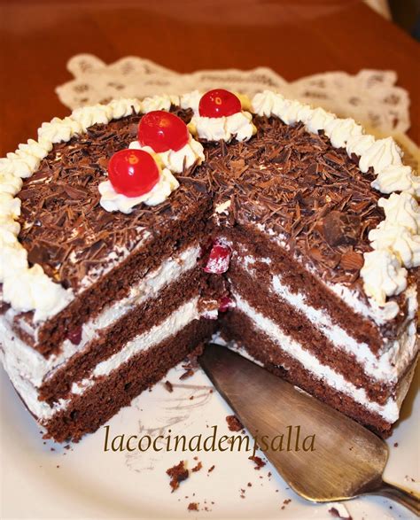 Tarta Selva Negra Terminada