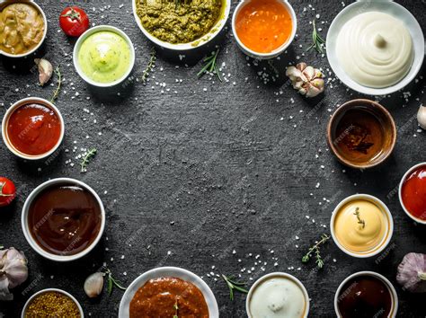 Diferentes tipos de salsas barbacoa
