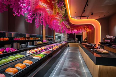 Interior de ZHENG SUSHI BAR con su nueva decoración