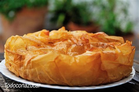 Ingredientes para la receta de flores de manzana con pasta filo