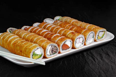 Sushi rolls de fusión