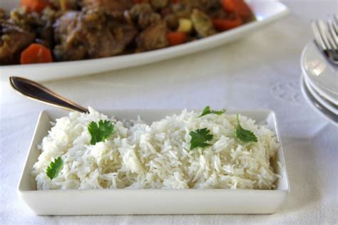 Arroz basmati como guarnición