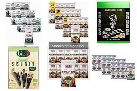 Almacenamiento adecuado de las algas nori