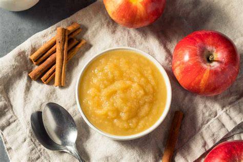 Puré de manzana casero para el bizcocho